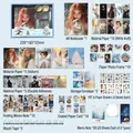 Ice blue winter snow girl theme A6 journal stationery set with diverse paper and stickers - Gentle Years