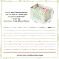 Dreamy Ripple washi tape set featuring 10 rolls of cute border patterns in soft tones - Dreamy Ripples