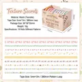 10-roll set of cute Morandi color washi tapes, 5mm wide, perfect for scrapbooking art - Texture Secrets