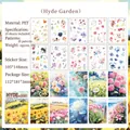 Hyde Garden PET bloemenstickers set van 20 stuks met aquarel botanische ontwerpen - Hyde Tuin