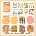 Αυτοκόλλητα 3D Fun Market Collection 12 φύλλα PET και χαρτόνι για scrapbooking - Σετ Συλλογής Διασκεδαστική Αγορά