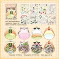 Creative 3D miniature animal home DIY sticker set with 12 PET and cardstock sheets - Cute Pets House Collection Set