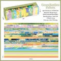Green bamboo pattern washi tape set, 20 rolls of 7mm decorative tape for DIY scrapbooking - Green Bamboo Texture
