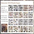 Star Academy PET decorative sticker book set with 20 sheets of fantasy magic illustrations - Star Academy