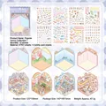 3D miniature scene stickers set featuring museum and zoo themes for DIY crafts - Popular Venues Collection A Set