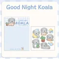 3D epoxy resin koala stickers for DIY phone cases and creative journaling crafts - Good Night Koala