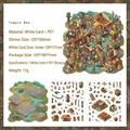 Set adesivi 3D Temple Run fai-da-te con decalcomanie PET e sfondo per scrapbooking - Fuga dal Tempio Antico