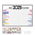 Calendario da parete 2025 con griglia mensile a colori e adesivi per pianificazione - Versione 2025 (Sogno del Tempo dell'Anno Luce)