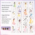 Set de rubans décoratifs PET étanches série Moonlight pour journaling 4 rouleaux - Style Caché par le Clair de Lune