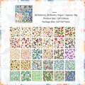 Vintage-Scrapbooking-Papierset Grüner Apfel & Beeren mit 30 Floral- und Fruchtmustern - Grüner Apfel und Beeren