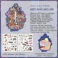 Chinesische Oper DIY 3D PET Sticker Set mit Kulisse und traditionellen Theatermotiven - Was für ein großer Traum