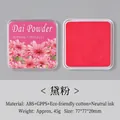 Vintage style square ink pad in Dai Powder deep pink for scrapbooking and decoration - Dusty Pink