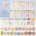 Libro di adesivi scena 3D in miniatura con 40 fogli di materiale scrapbooking in PET - Stile Scena in Miniatura 1.0