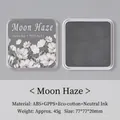 Grey vintage ink pad for scrapbooking featuring elegant floral lid and Moon Haze shade - Moon Haze