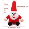 Decorazione costume Babbo Natale per cani, altezza 25cm, larghezza 24cm, peso 77,5g - M / Giocattolo Bambola Babbo Natale Indipendente