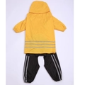 Imperméable jaune pour chiens de grande taille avec bandes réfléchissantes de sécurité - S / Jaune