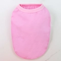Pink knitted pet vest for cats and small dogs on white marble background - Dark Pink Cotton Vest / Xs Chest Circumference 30cm Back Length 17cm