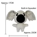 Giocattolo di peluche per cani a forma di koala con squeaker e velluto - Koala