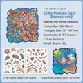 Set di adesivi 3D fai da te tema soprannaturale cinese con sfondi paesaggistici in PET - Stile A Illustrazione Mitica