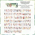 晨露诗集 PET-Sticker-Set mit 20 ästhetischen Mädchen-Illustrationen für Journaling - Morgentau Gedichte