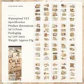 Vintage Cold Brew Coffee Aufkleber Set aus wasserfestem PET Material für Scrapbooking 20er - Cold Brew Kaffee