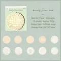 Vintage Morning Flower Deed hollow lace doilies in cream for scrapbooking, 10-piece set - Morning Flower Contract