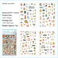 Island vacation theme waterproof PET decorative stickers set with 4 sheets for scrapbooking - Island Holiday