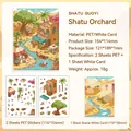 Adesivi 3D fai da te Oasis con scheda di sfondo per decorazione scrapbooking - Stazione della Frutta Viaggio nel Deserto