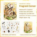 Set adesivi 3D Oasis Journey Fragrant Grain tema casa del latte per decorazioni fai-da-te - Angolo dei Cereali Profumati