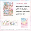 Set adesivi 3D Full Window Moon in PET opaco per scrapbooking e decorazioni fai da te - Finestra con la Luna
