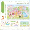 3D Miniaturszene-Stickerset Peninsula Fragrance mit PET-Aufklebern und Karte - Halbinsel-Duft