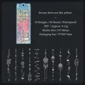 Dreamcatcher PET decorative stickers for journaling, 20 pieces waterproof silver foil set - Dream Catcher Theme / Pack of 20 / Pillow Dreamcatcher