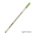 Light green metallic craft pen with hexagonal white barrel for DIY scrapbooking - Single Piece / Light Green