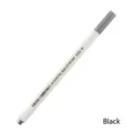 Single black metallic marker pen with silver cap for DIY albums and drawing - Single Piece / Gray