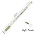 Metallic brush pen in light green with flexible tip for DIY lettering and art - Light Green