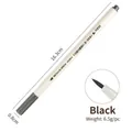 Metallic soft brush pen in black for DIY scrapbooking and artistic lettering 16.3cm - Gray