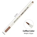 Metallic coffee color brush pen for DIY scrapbooking with 16.3cm long slim body - Brown