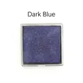 Washable dark blue ink pad for kids finger painting with clear plastic case - Dark Blue