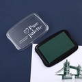 Dark green pigment ink stamp pad in vintage style for DIY rubber stamps and crafts - Vintage Dark Green