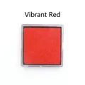 Washable bright red ink pad for children finger painting and DIY handprint art - Red