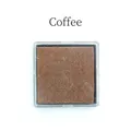 Washable square brown stamp pad for kids DIY finger painting and craft ink pads - Coffee