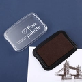 Water-based pigment ink pad in dark brown gray shades for DIY stamping and scrapbooking - Antique Bronze