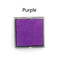 Washable purple ink pad for children finger painting with sponge texture and clear lid - Purple