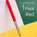 Extendable red teaching pointer with conductive fiber tip for touchscreens - Touchscreen Style / Red