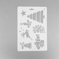 Christmas DIY stencil template No. 2 with reindeer, tree and snowflake patterns - Christmas Items (2)