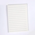 Lined sticky notes in off-white paper with horizontal gray lines for students - Lined Style
