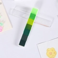 Gradient green ink pad set for DIY crafts with six levels of color in a clear box - Green Series