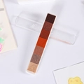 7-color gradient ink pad for kids DIY finger painting in brown and beige tones - Brown Series