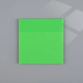 Note adesive quadrate in PET verde lime vibrante con una trama opaca liscia - 75*75mm/50 Fogli / Verde Erba