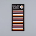 300 pieces of slim colorful translucent PET index tabs with sticky notes on black board - 300 Pieces/Pack / Golden Years
